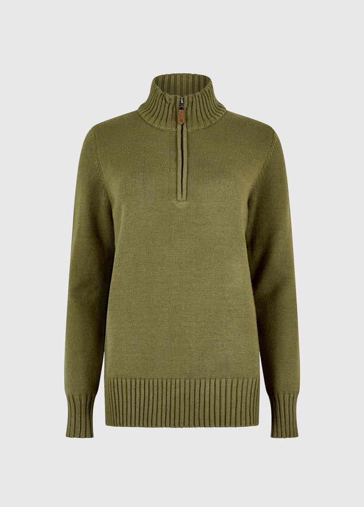 Pull à col zippé Markham - Dusky Green