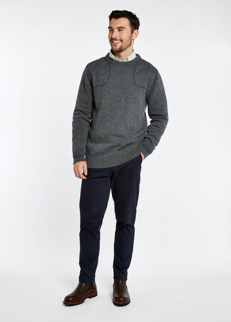 Pull en laine mélangée Clarinbridge pour homme - Carbon