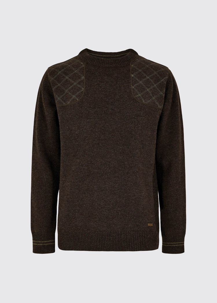 Pull en laine mélangée Clarinbridge pour homme - Mahogany