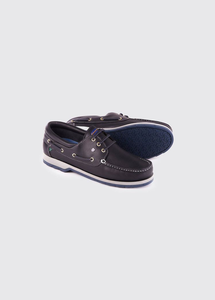 Chaussures de pont Commander  - Navy Lea