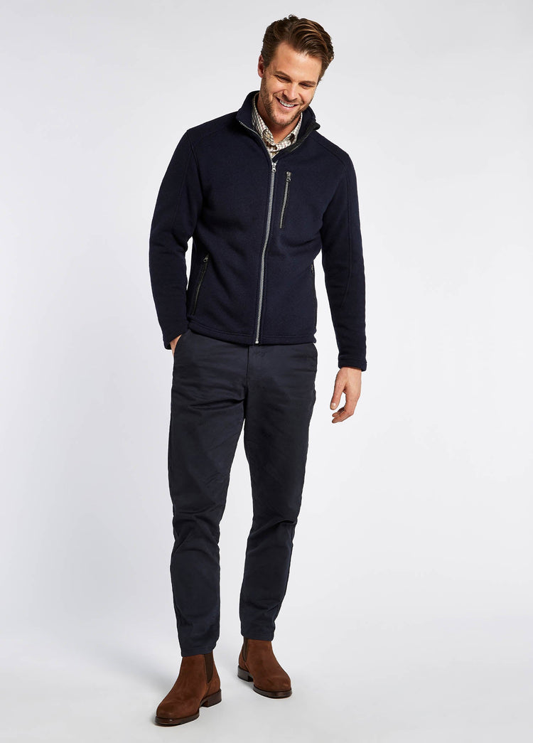 Veste polaire zippée Tecnowool Whitepark - Navy