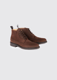 Bottines à Lacets Brogue Down - Walnut