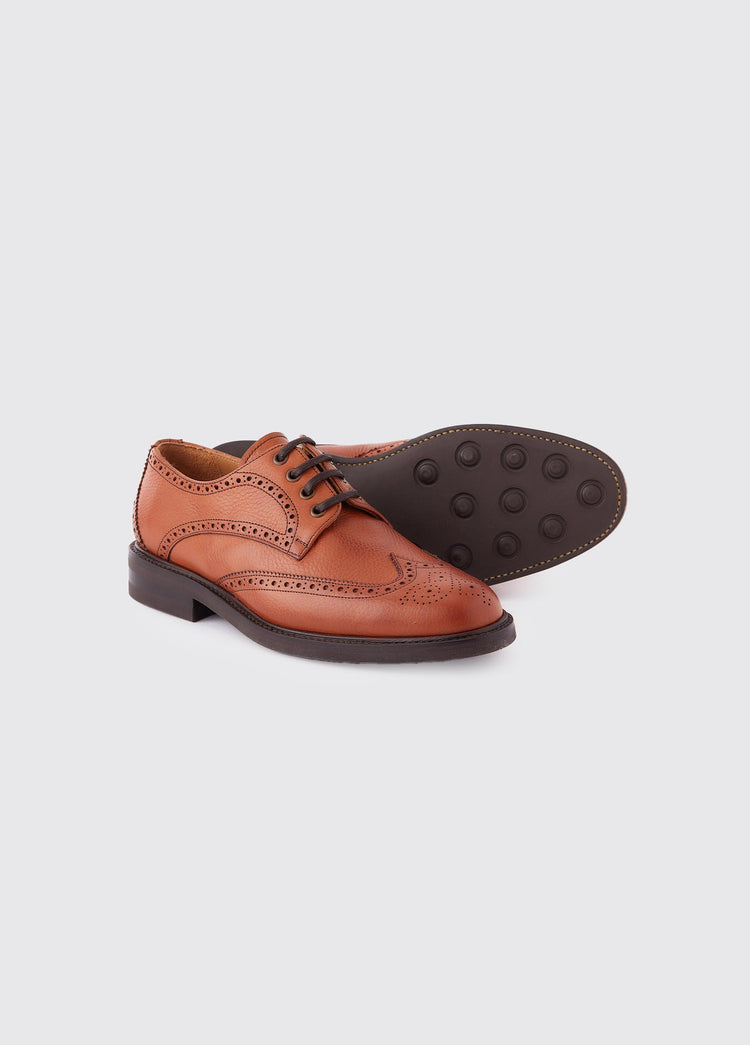 Chaussures Derby Brogue Derry  - Tan