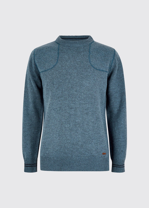 Pull en laine mélangée Clarinbridge - Indigo
