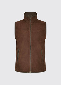 Gilet en cuir Dunhill - Walnut