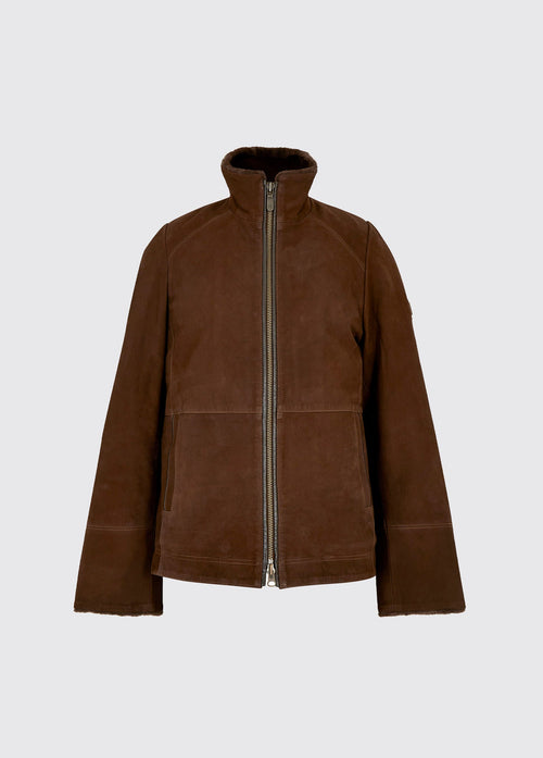 Veste en cuir Merriman - Walnut