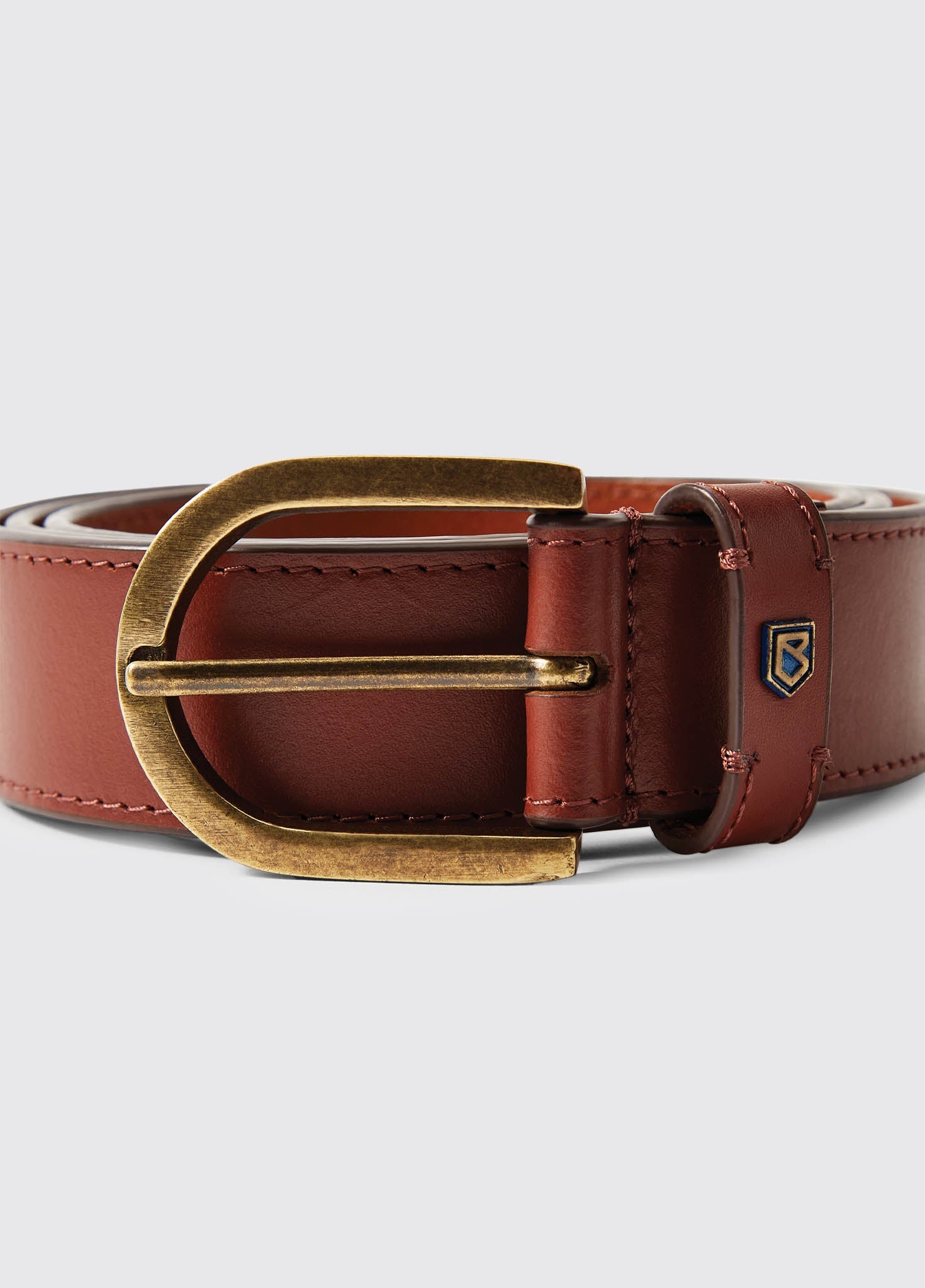 Ceinture en cuir Porthall Chestnut