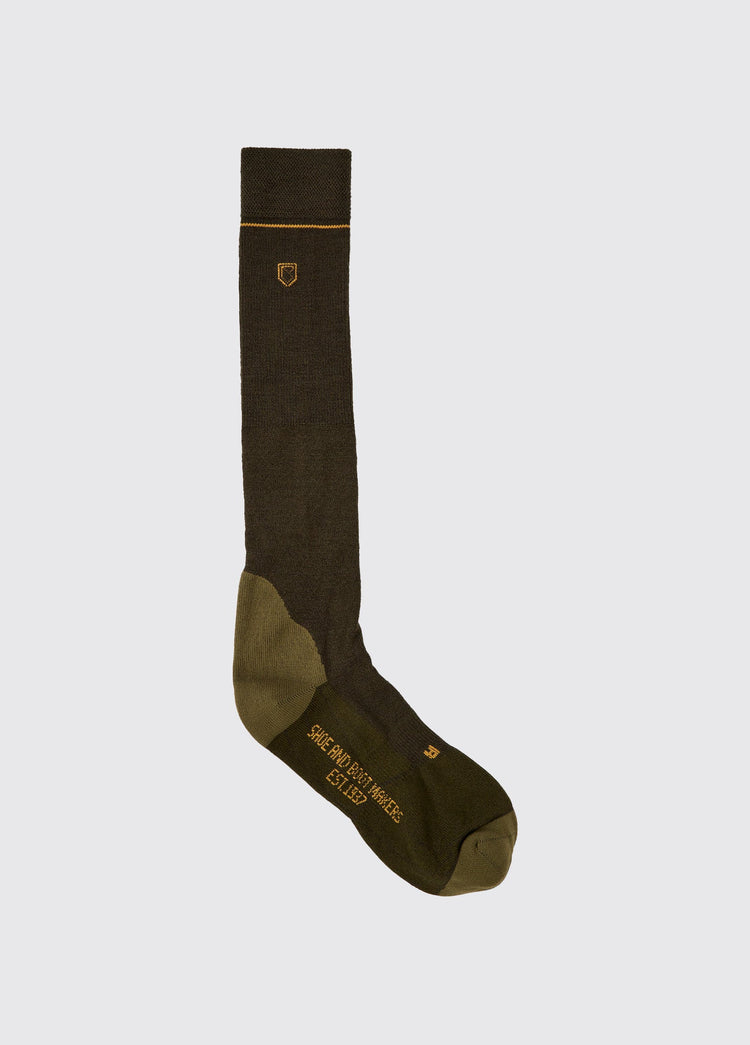 Chaussettes longues PrimaLoft® Lambeg - Olive