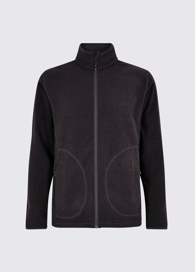 Polaire homme avec zip intégral Mustique - Graphite