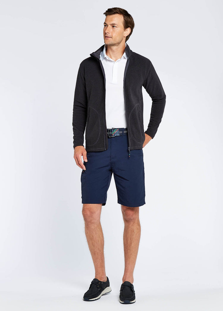 Polaire homme avec zip intégral Mustique - Graphite