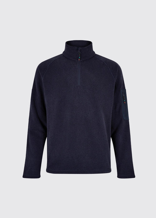 Polaire quart de zip Monaco  - Navy