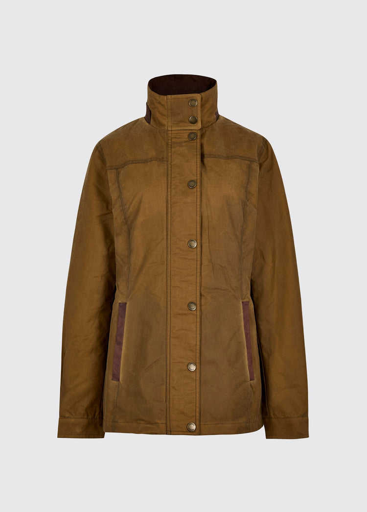 Veste en coton ciré Mountrath - Ochre