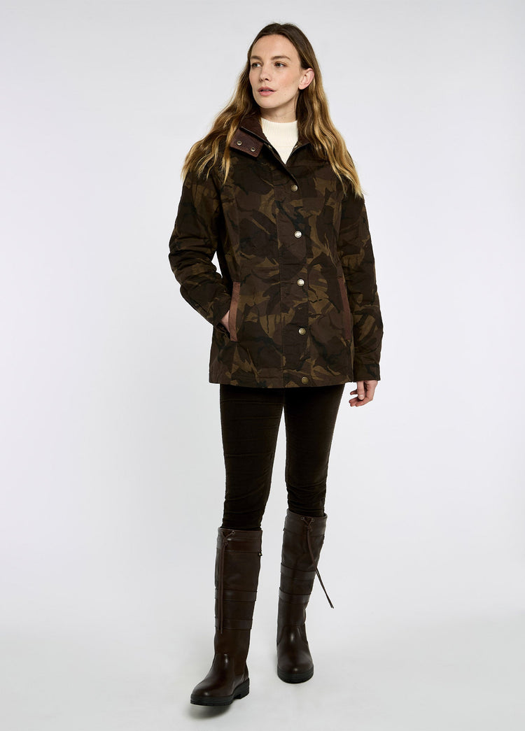 Veste en coton ciré Mountrath - Camouflage
