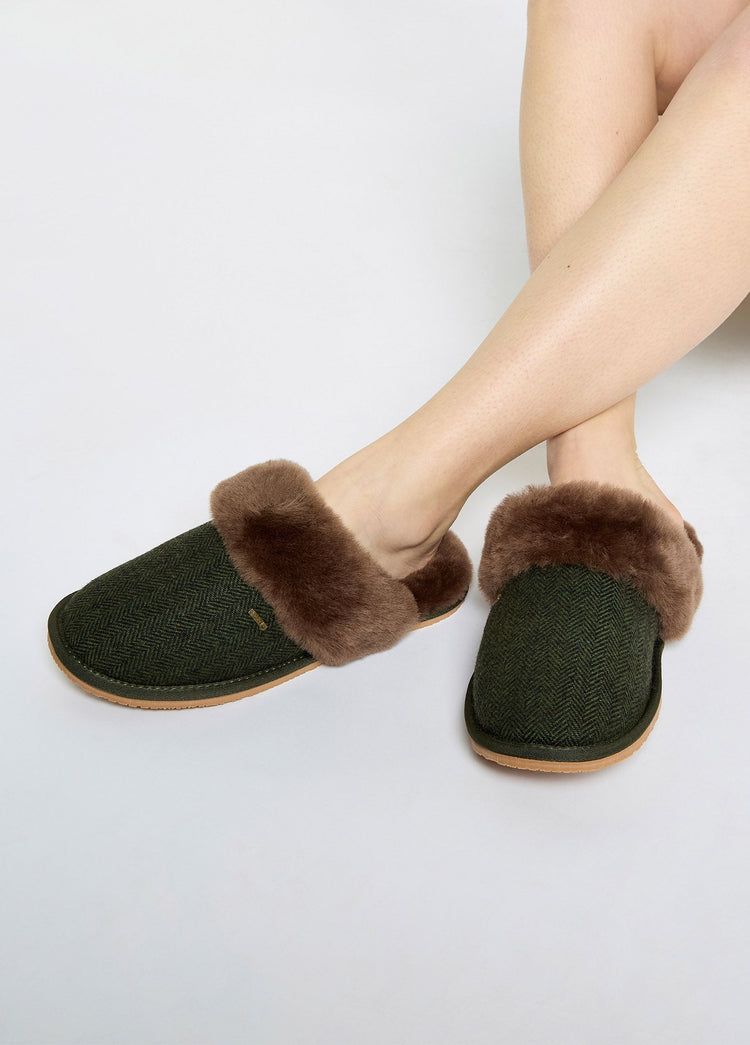 Chaussons mules Mullingar - Olive