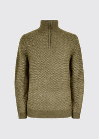 Pull  à col zippé Power - Dusky Green