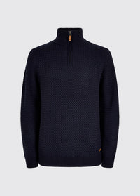 Pull  à col zippé Power - Navy