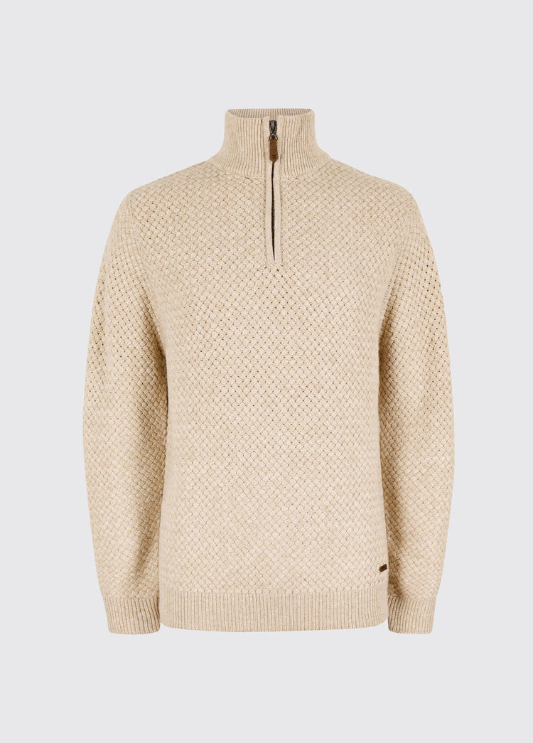 Pull  à col zippé Power - Oat