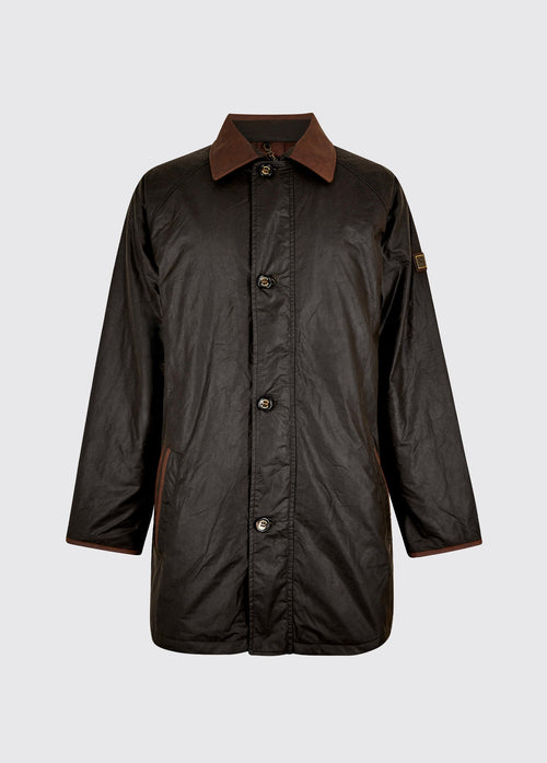 Manteau en coton ciré Prospect - Verdigris