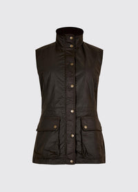 Gilet en coton ciré Rathsallagh - Verdigris