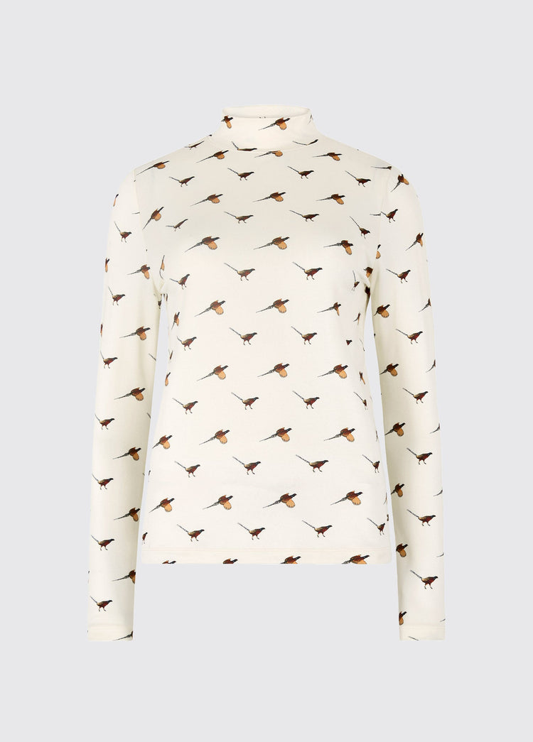 Haut à col montant Reynolds - Cream