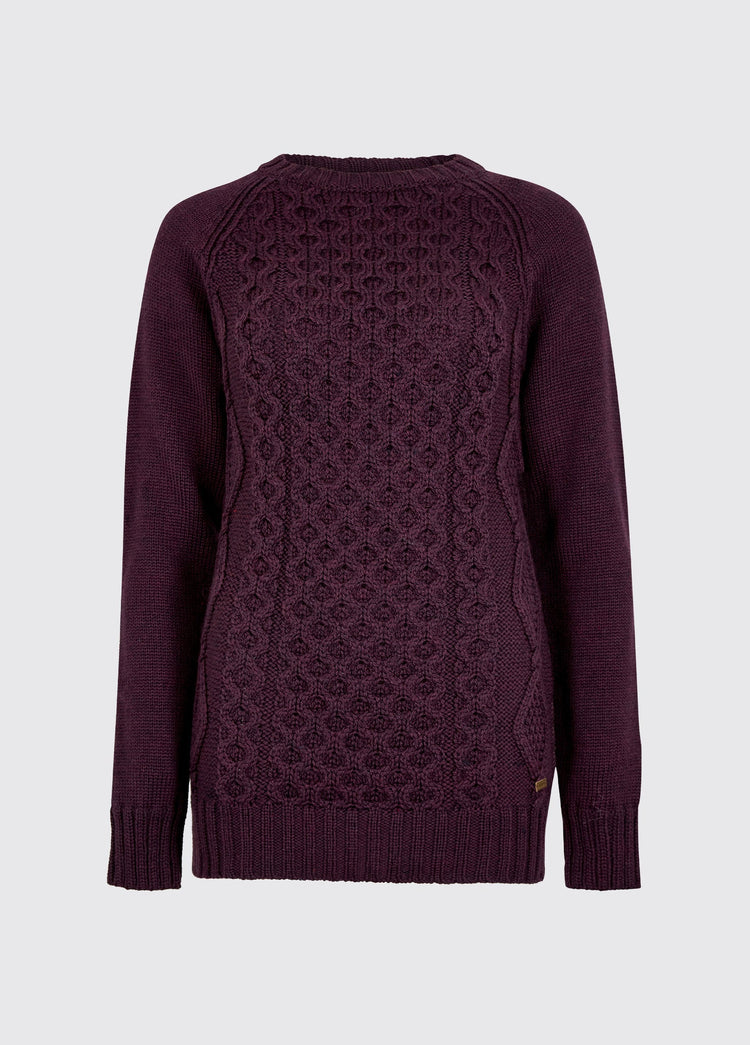 Pull Mérinos Shanley - Damson