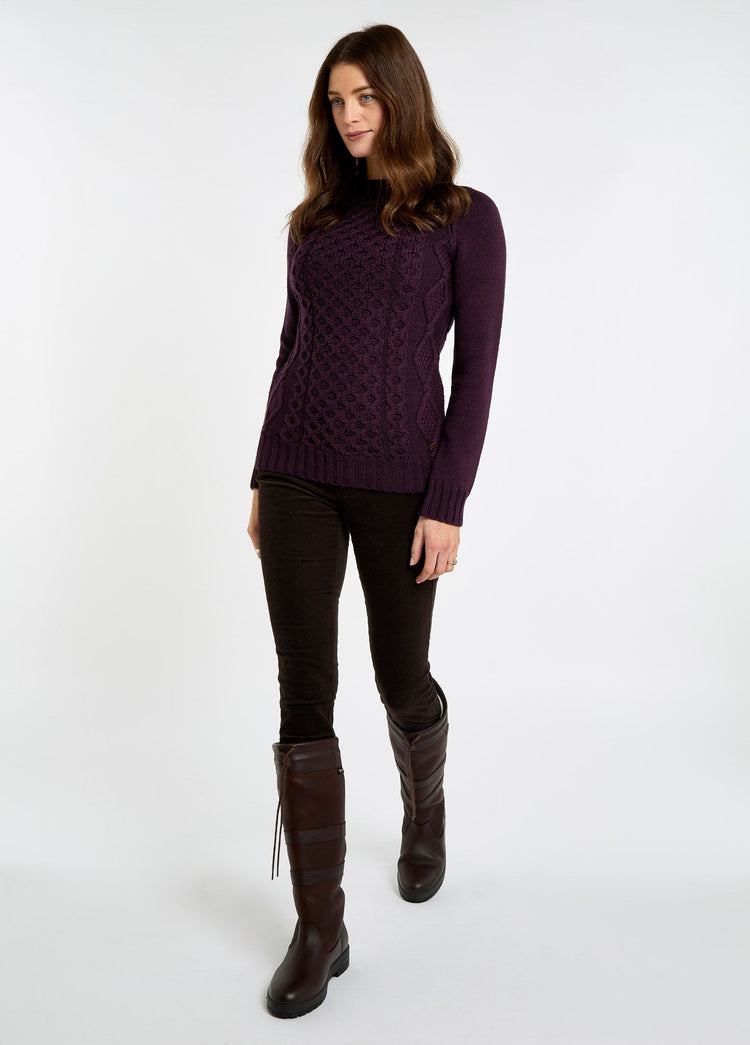 Pull Mérinos Shanley - Damson