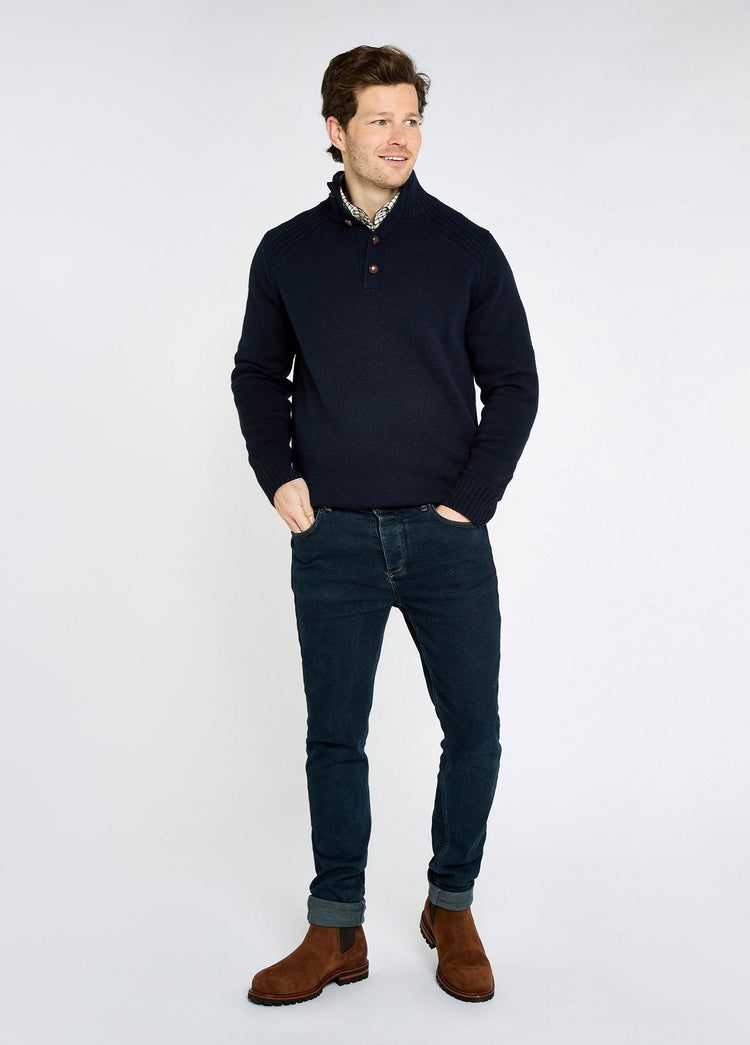 Pull boutonné Shields - Navy