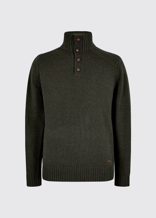 Pull boutonné Shields - Olive
