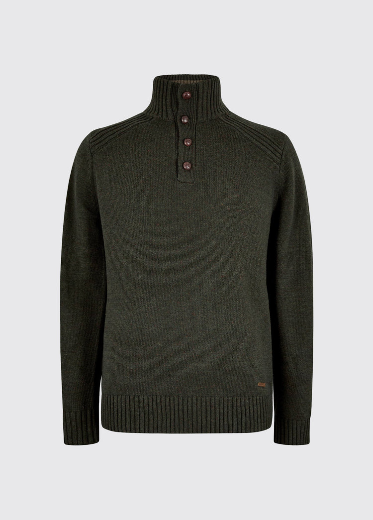 Pull boutonné Shields - Olive