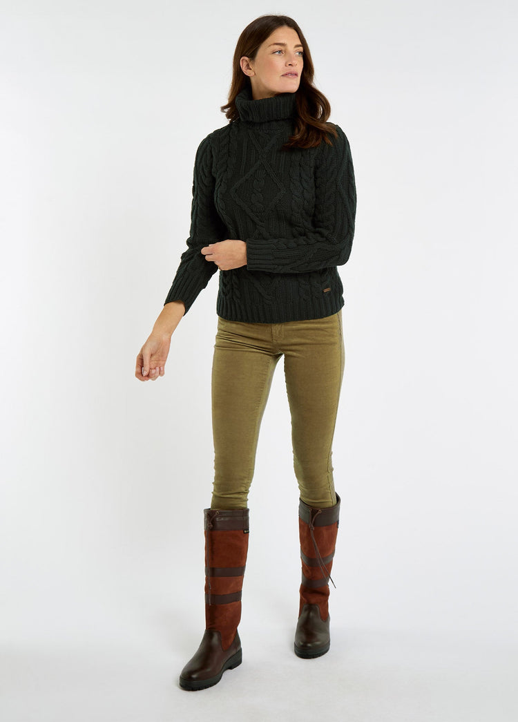 Pull à col roulé Somers - Olive
