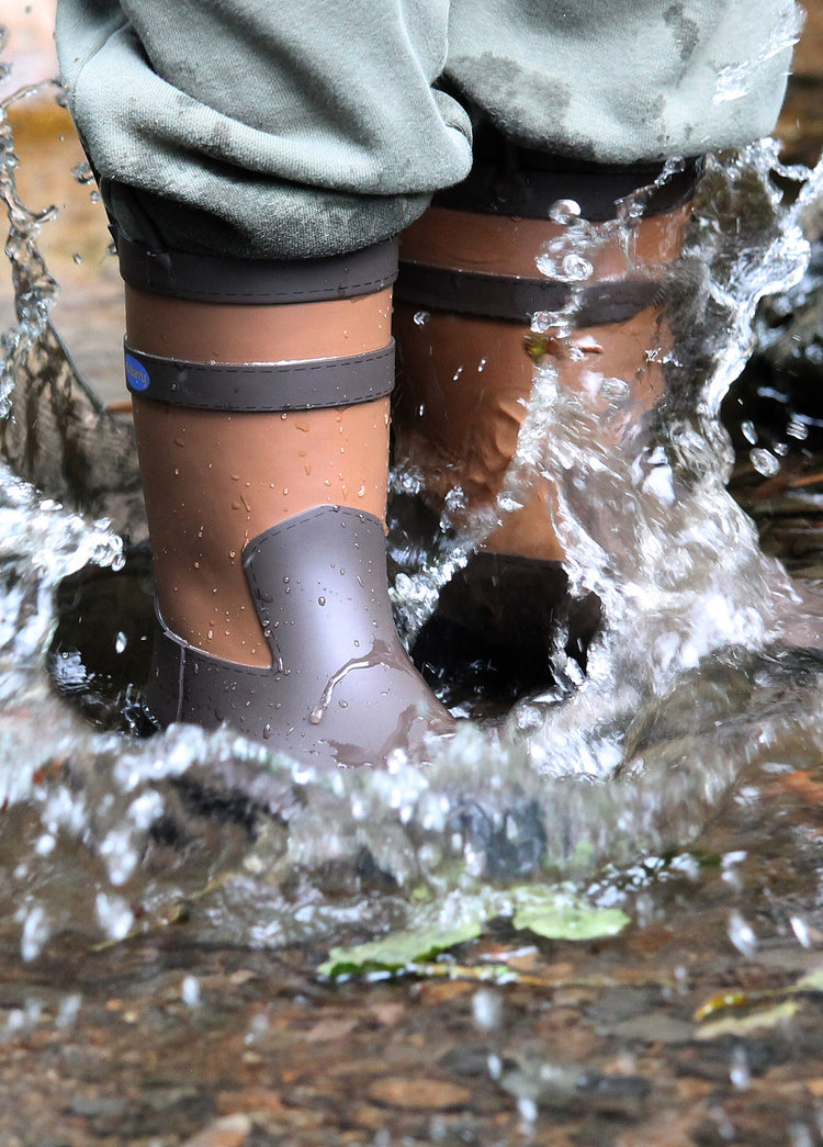 Bottes imperméables Splash pour enfants - Walnut