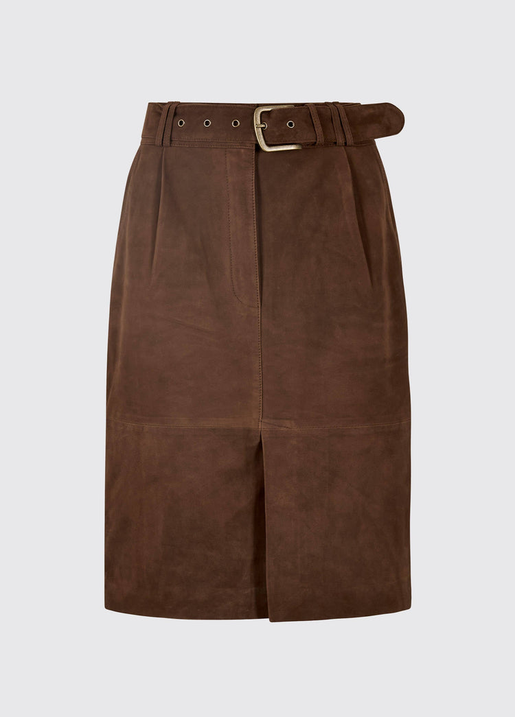 Jupe en suède Sullivan - Walnut