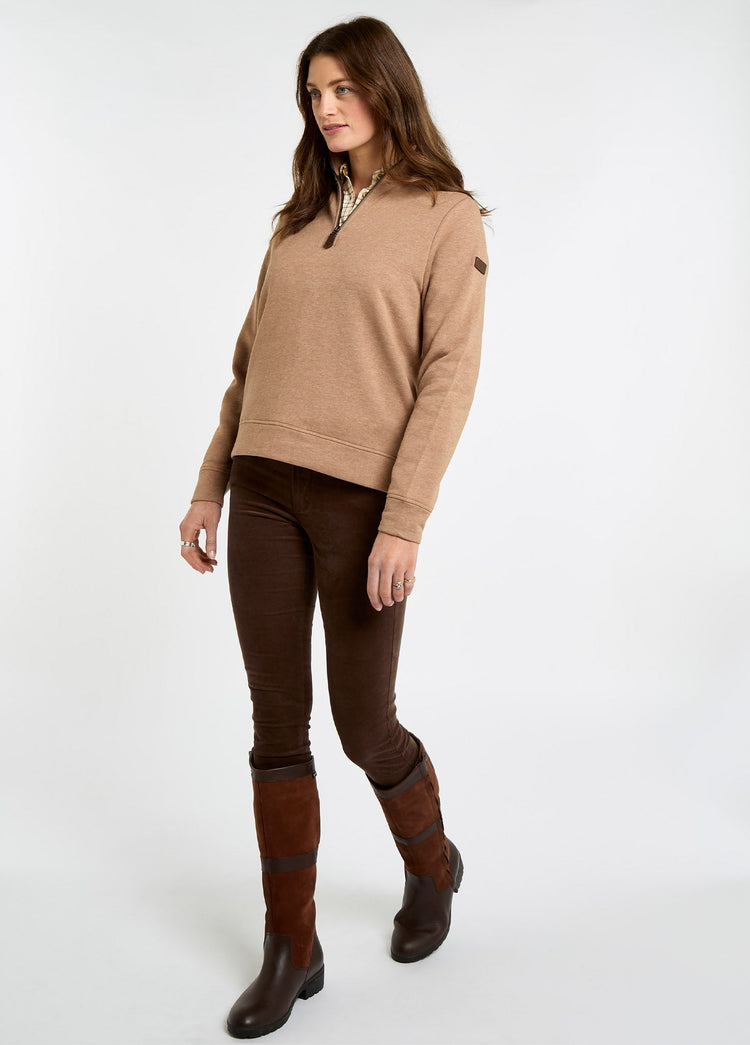 Sweat-shirt 1/4 zip Summerhill - Elk