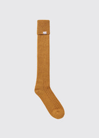 Chaussettes en alpaga -  Mustard