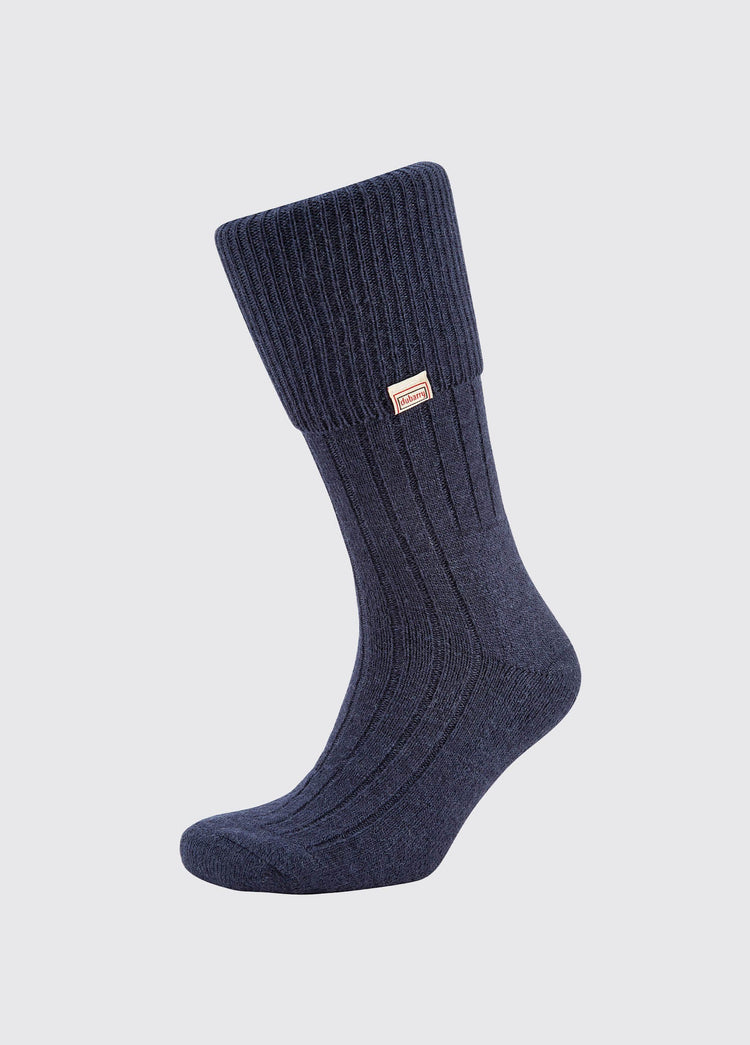 Chaussettes en alpaga -  Navy