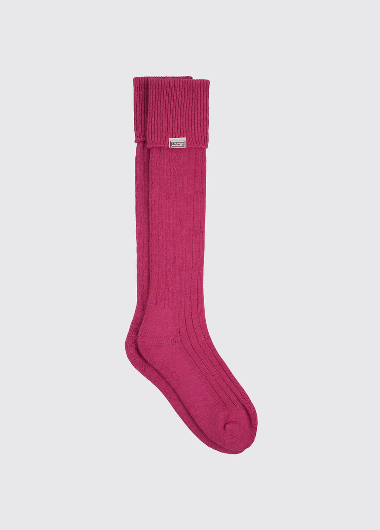 Chaussettes en alpaga -  Pink