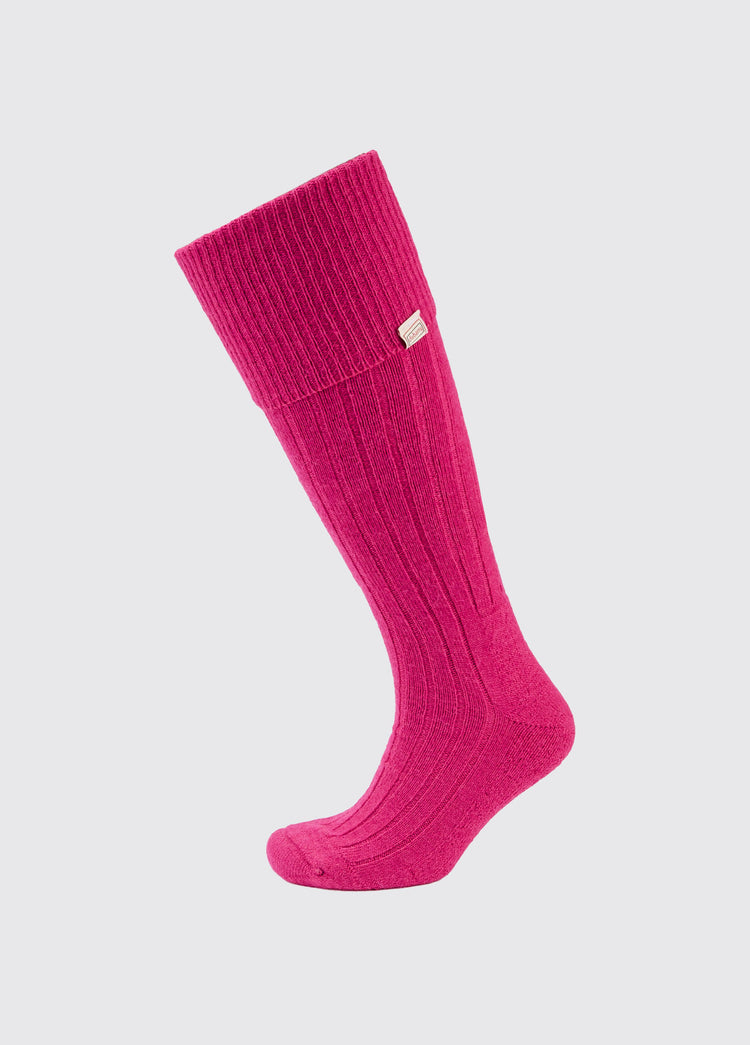 Chaussettes en alpaga -  Pink