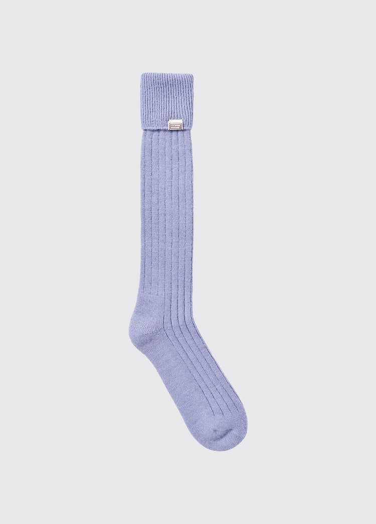 Chaussettes en alpaga -  Blue