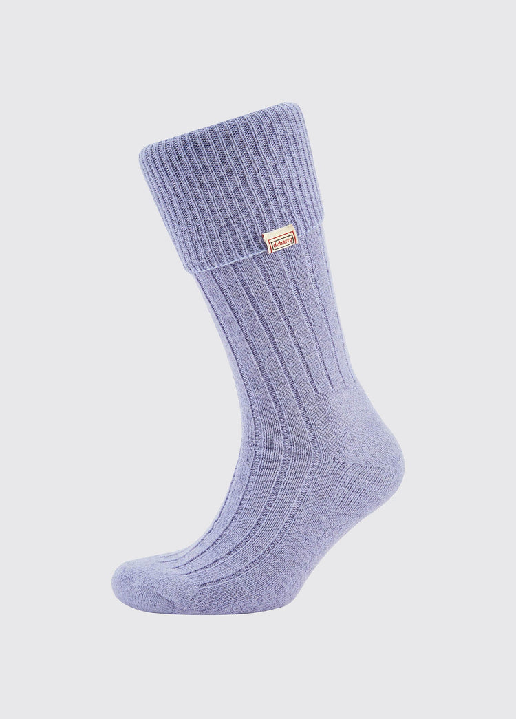 Chaussettes en alpaga -  Blue