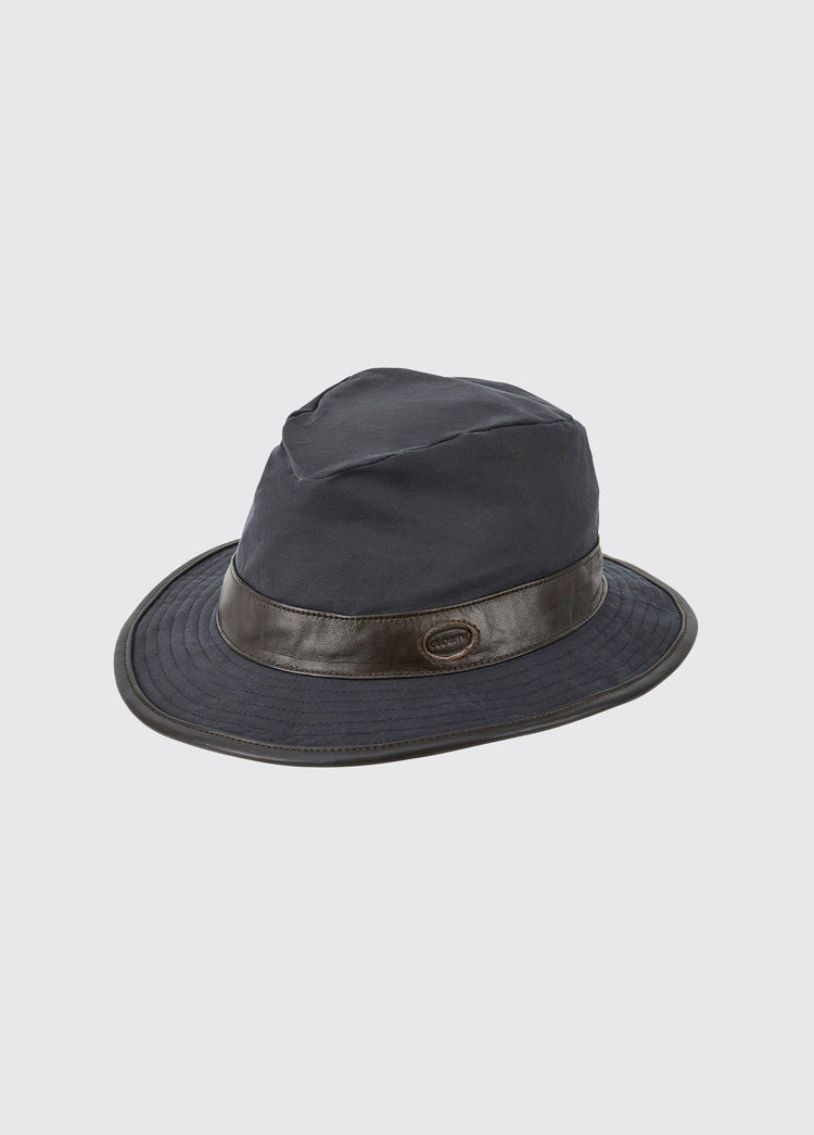 Chapeau en coton ciré Rossmore - Navy