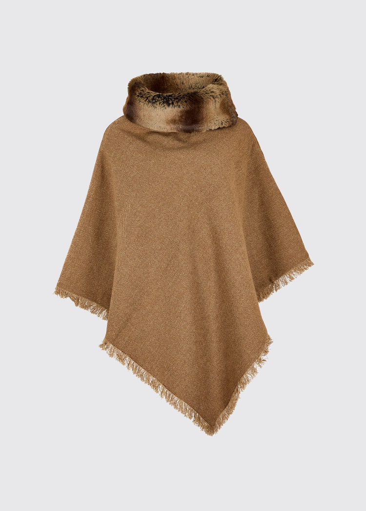 Poncho en tweed  Silverfir - Camel Twill