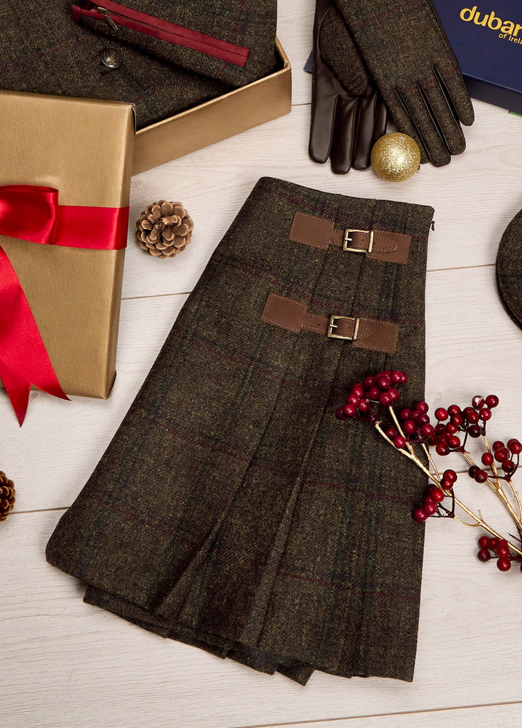 Jupe en Tweed Blossom - Hemlock