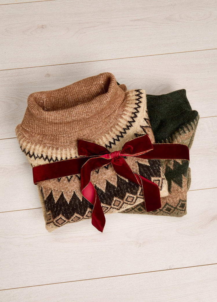 Pull col roulé Devlin - Oat Multi