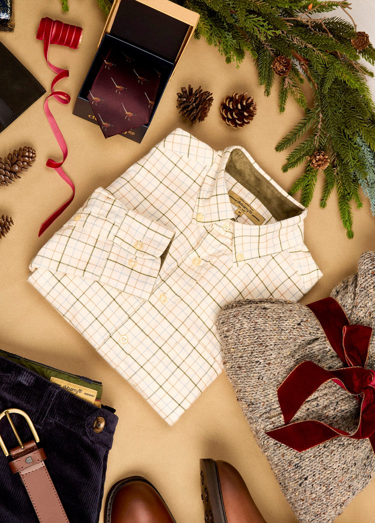 Chemise Tattersall Drumcar - Dusky Green