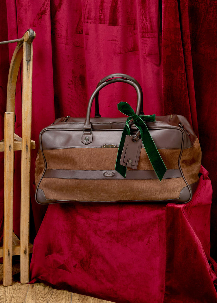 Sac week-end en cuir Durrow- Walnut