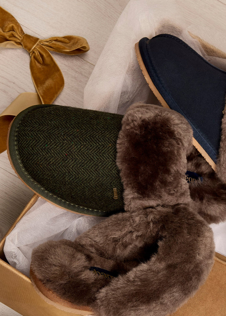 Chaussons mules Mullingar - Olive